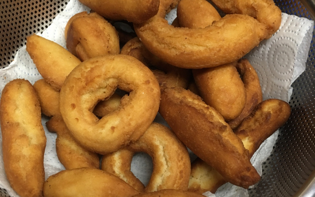 Rosquinha frita super fácil para o café