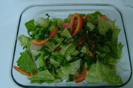 Salada com Zahtar