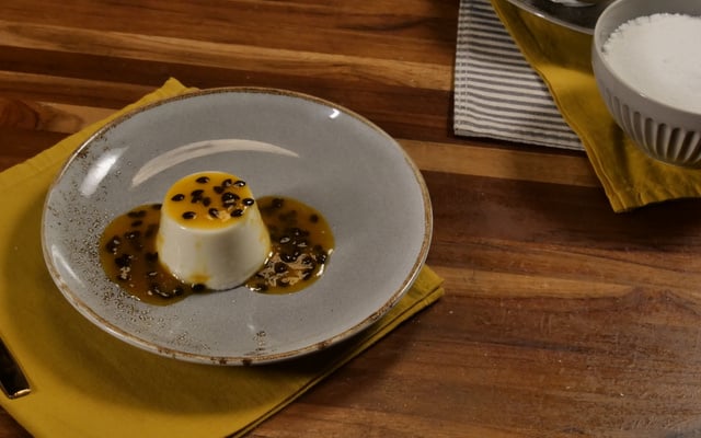 Panna Cotta de maracujá 