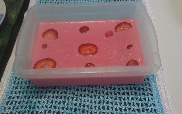 Mousse de morango