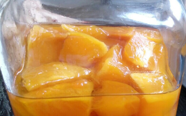 Doce de abóbora em calda