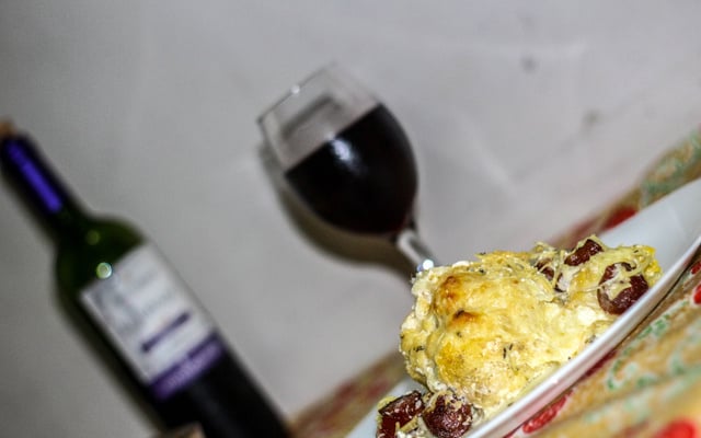 Couve-flor gratinada