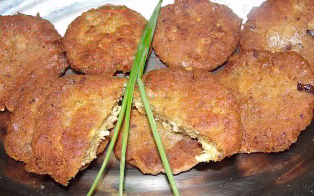 Bifes de hambúrguer de frango