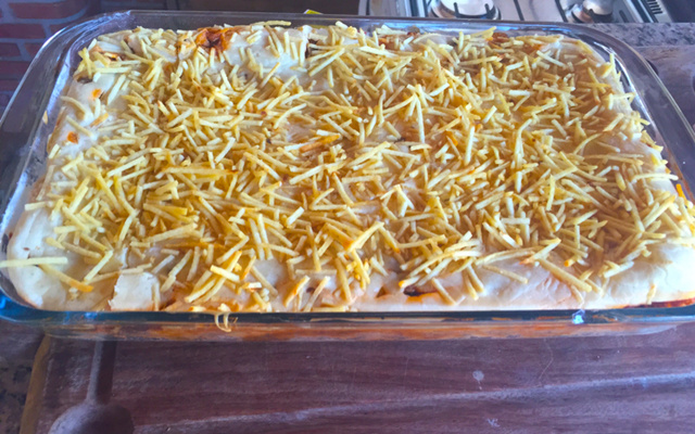 Torta de estrogonofe