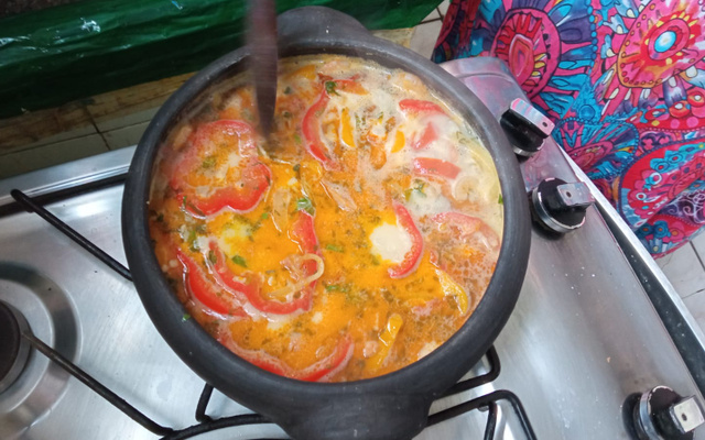 Moqueca de camarão