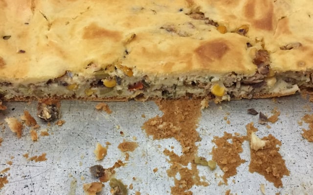 Torta salgada de sardinha