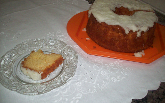 Bolo de coco de liquidificador