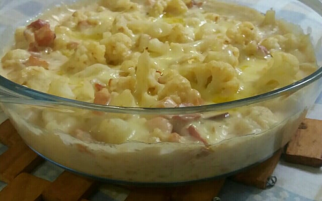 Falso souflé de couve-flor