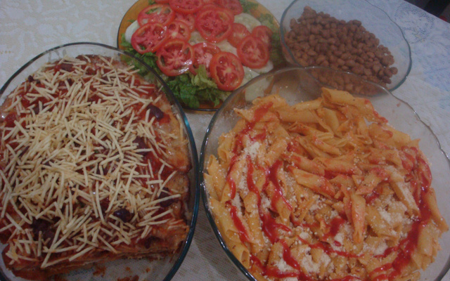 Filé de merluza e berinjela empanados à parmegiana