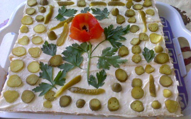 Torta fria de frango