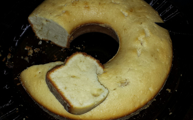 Bolo simples sabor limão