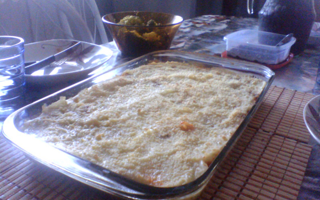 Arroz de forno colorido