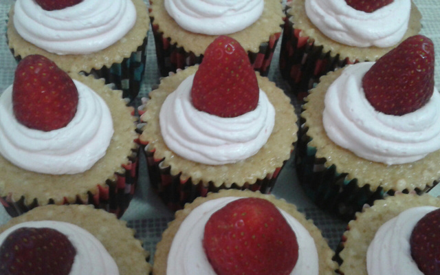 Cupcake de morango