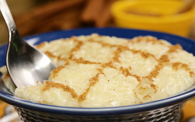 Arroz doce delicioso supercremoso