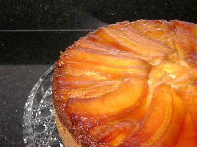 Torta caramelada de banana