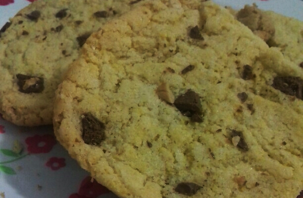 Cookie com massa de bolo