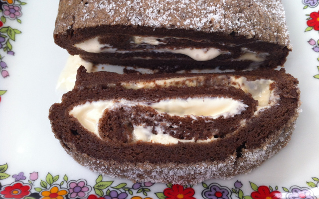 Rocambole mousse de chocolate