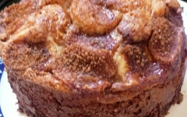 Bolo de banana sem lactose e sem glúten