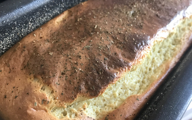 Pão de aveia e cebola