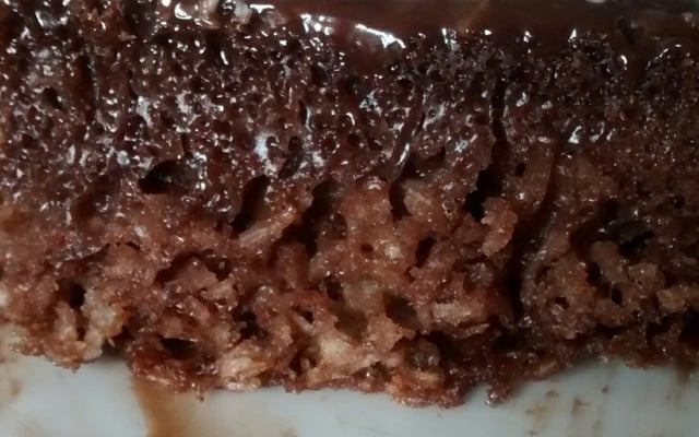 Bolo de chocolate com coco