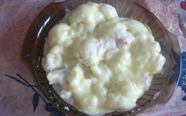 Couve - flor gratinada