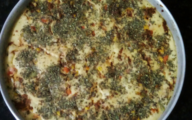 Torta de carne moída e legumes da Day