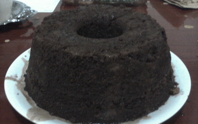 Bolo de micro-ondas de chocolate da Angélica