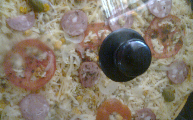 Pizza de forno ou churrasqueira