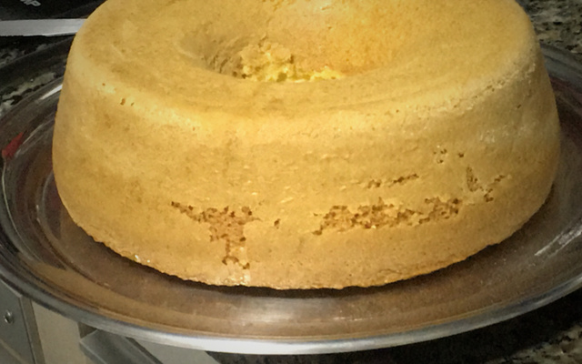 Bolo fofo de liquidificador