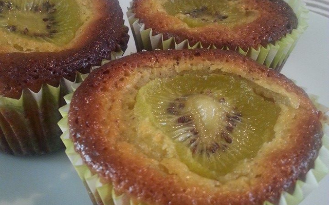 Cupcake de kiwi