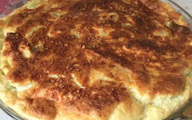 Souflé de legumes delicioso