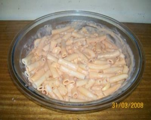 Macarrão rosê rápido