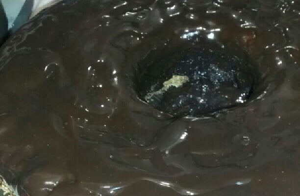 Calda de chocolate com creme de leite