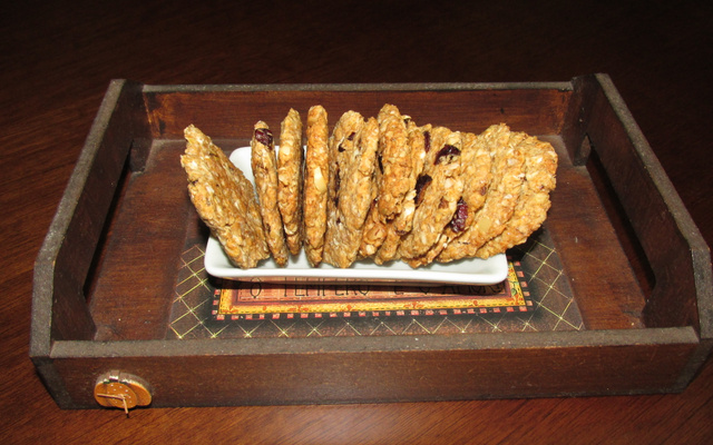 Cookies de aveia e mel