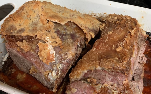 Picanha ao trigo no forno