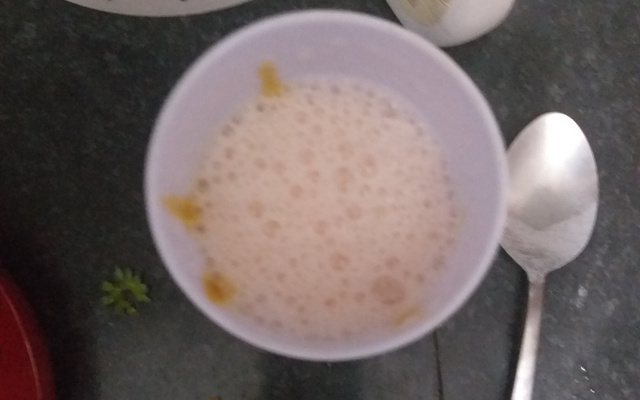 Milk shake de morango (sem sorvete)