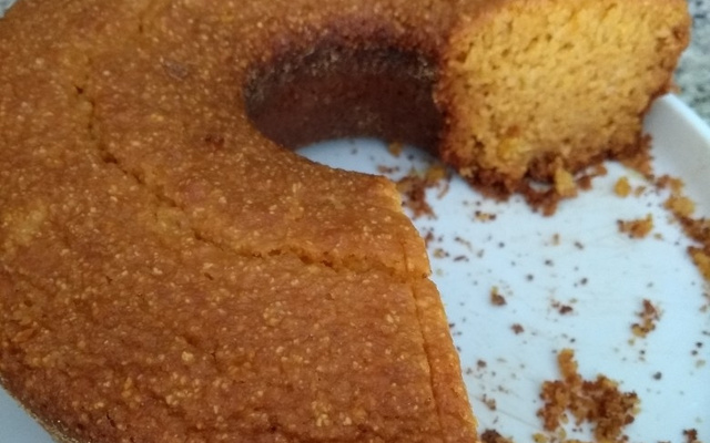 Bolo de milho vegano (cremoso)