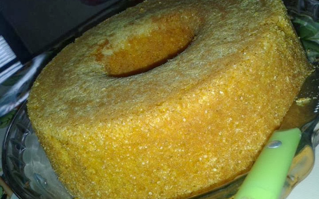 Bolo de milho de liquidificador