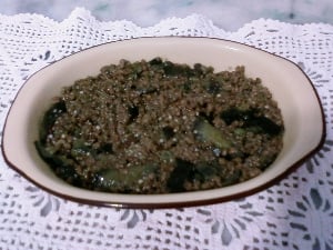 Guisado prático de berinjela com carne moída