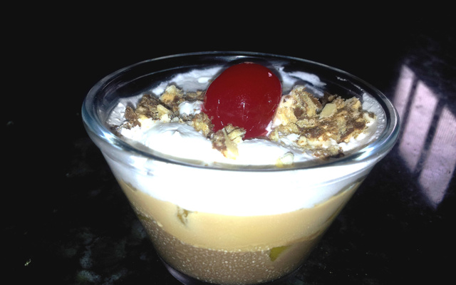 Pavê de chocolate e doce de leite