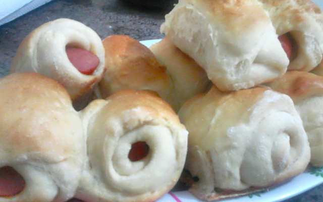 Enroladinho de salsicha