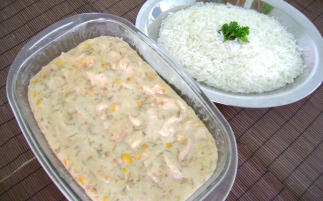 Peito de frango fácil de micro-ondas