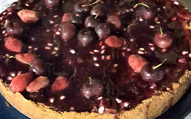 Cheesecake de frutas vermelhas