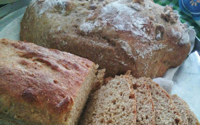 Pão integral delicioso