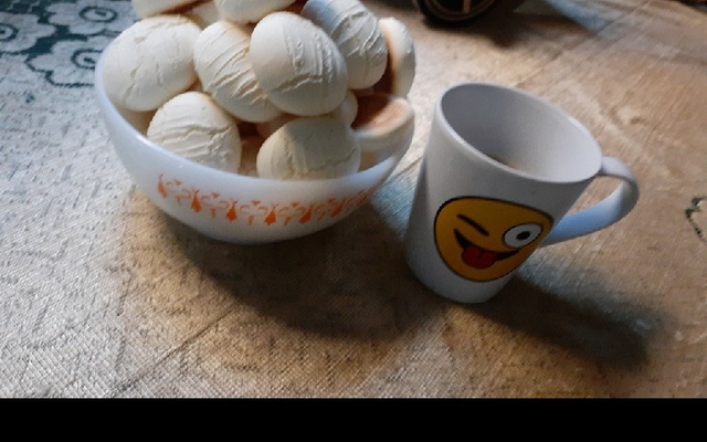 Sequilhos de leite condensado