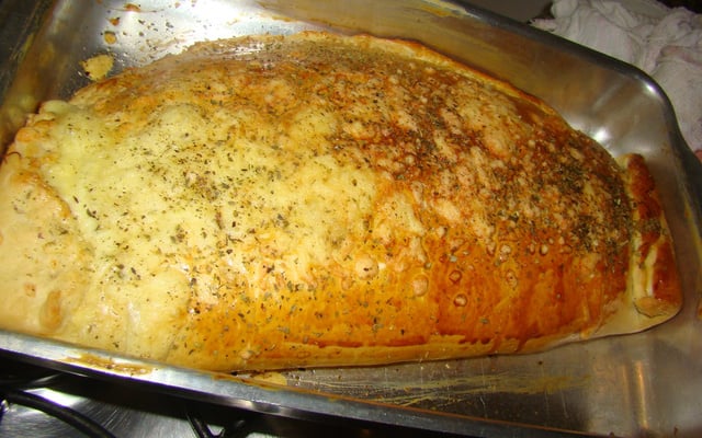 Massa de pastel assado