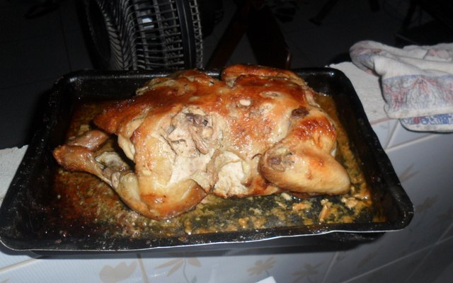 Frango assado rápido