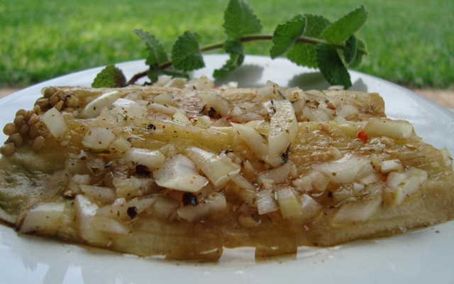 Berinjela à vinagrete