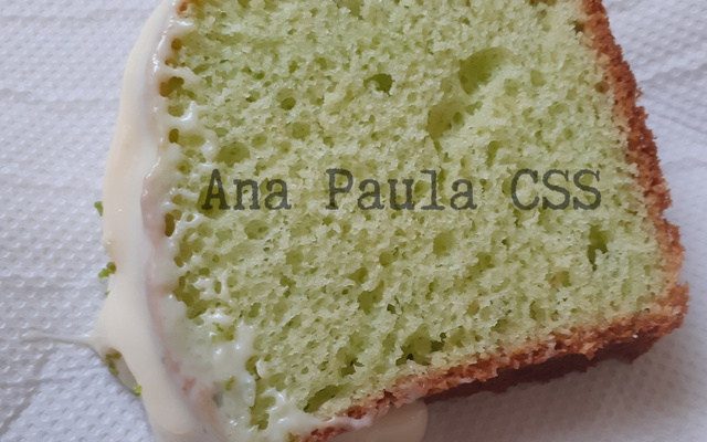 Bolo verde de limão