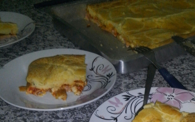 Torta de pizza do Marcelo